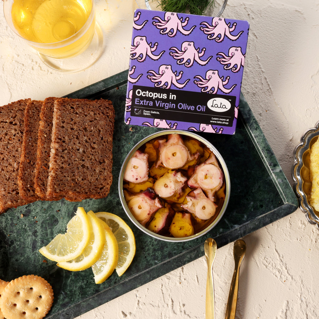 Lata Octopus in Extra Virgin Olive Oil