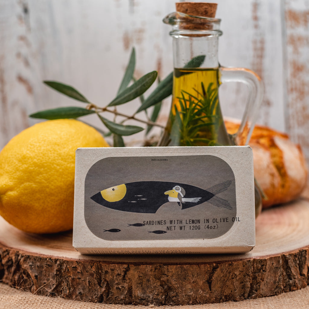 José Gourmet Sardines with Lemon in Olive Oil
