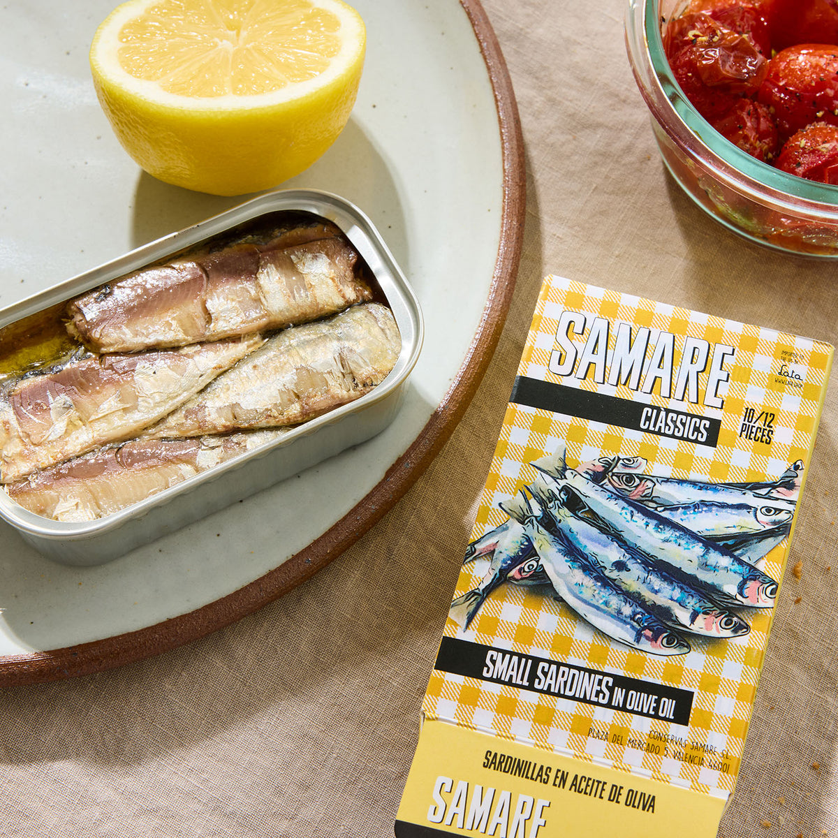 Samare Small Sardines in Olive Oil – Lata