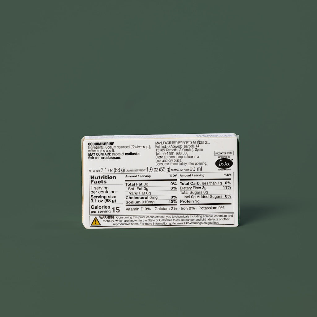 Porto-Muiños Organic Codium in Brine
