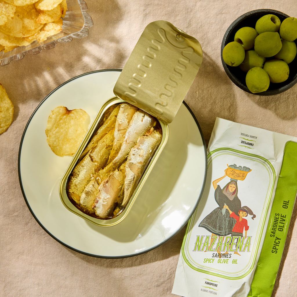Nazarena Small Sardines in Spicy Olive Oil