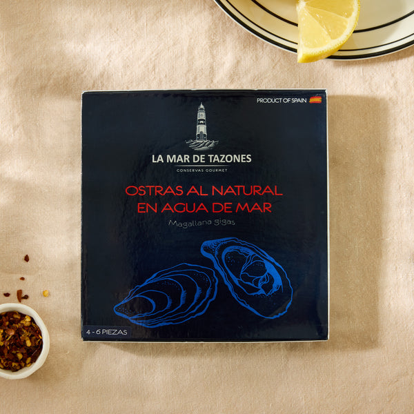 La Mar de Tazones Natural Oysters in Seawater