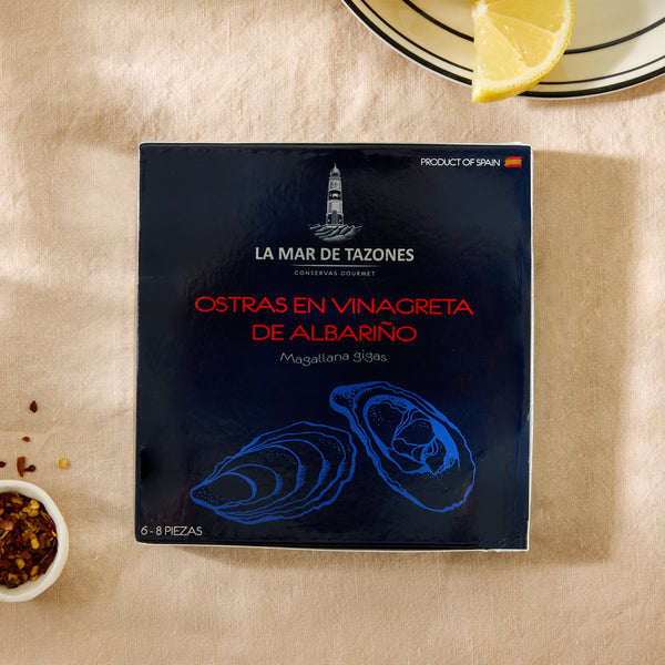 La Mar de Tazones Natural Oysters in Albariño Vinaigrette