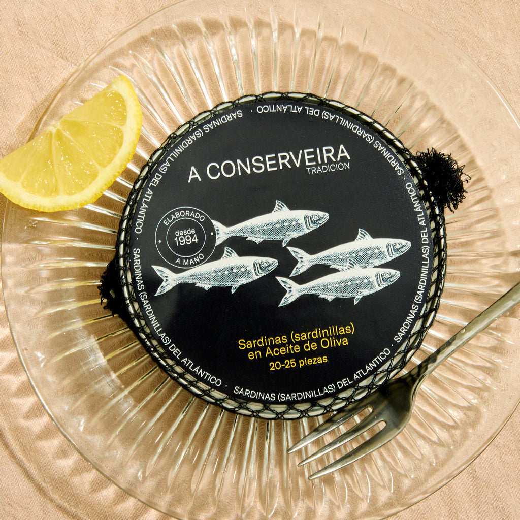 A Conserveira Tradición Small Sardines in Olive Oil 20/25 (Xoubiñas)
