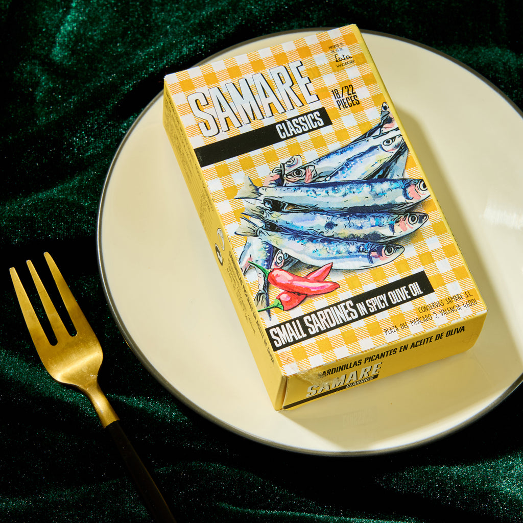 Samare Small Sardines in Spiced Olive Oil