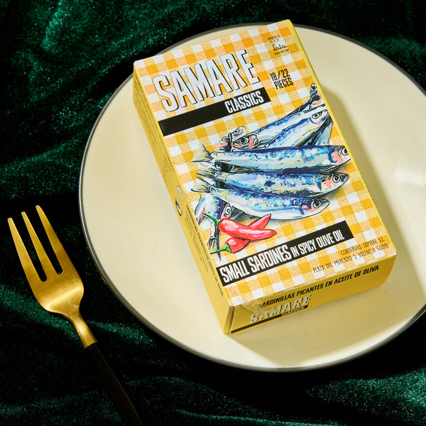 Samare Small Sardines in Spiced Olive Oil