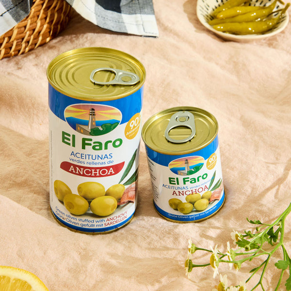 El Faro Manzanilla Olives Stuffed with Anchovy