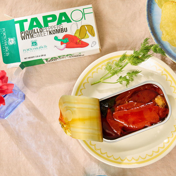 Porto-Muiños Tapa of Piquillo Peppers with Sweet Kombu