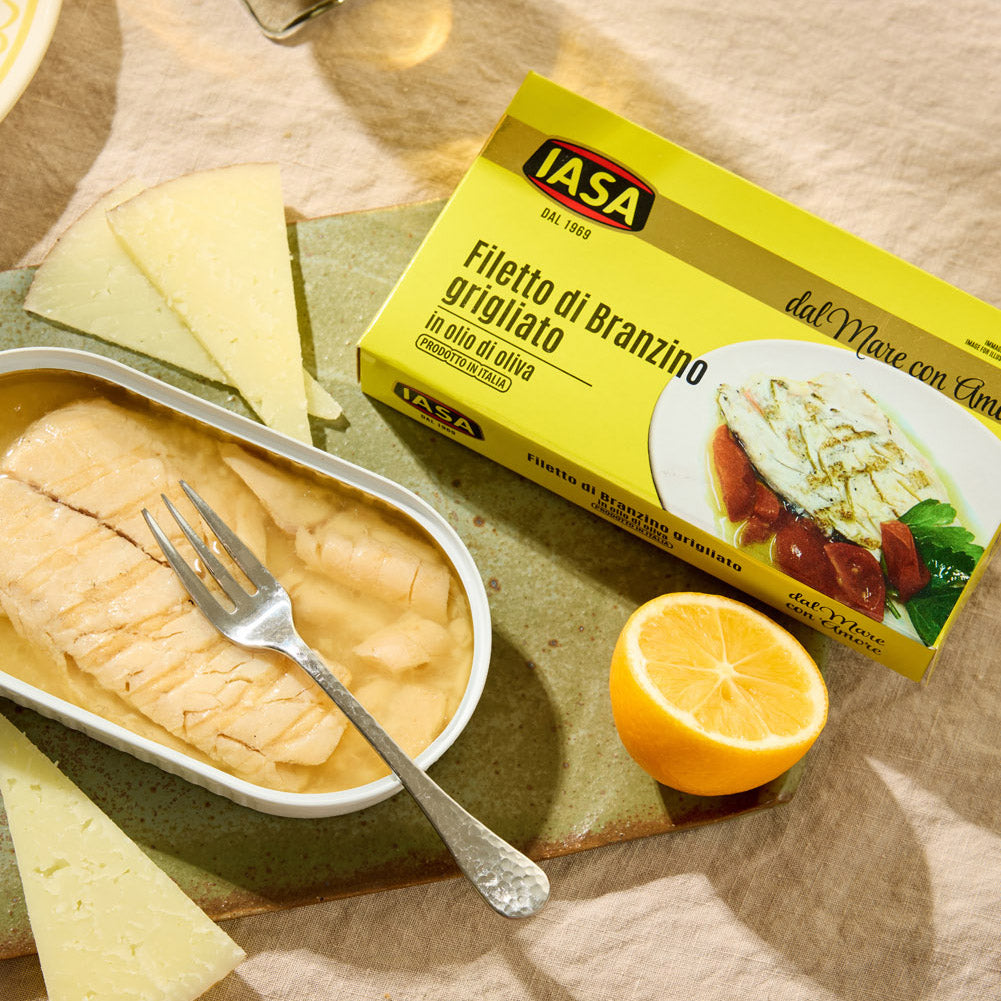 IASA Branzino Grilled Sea Bass in Olive Oil