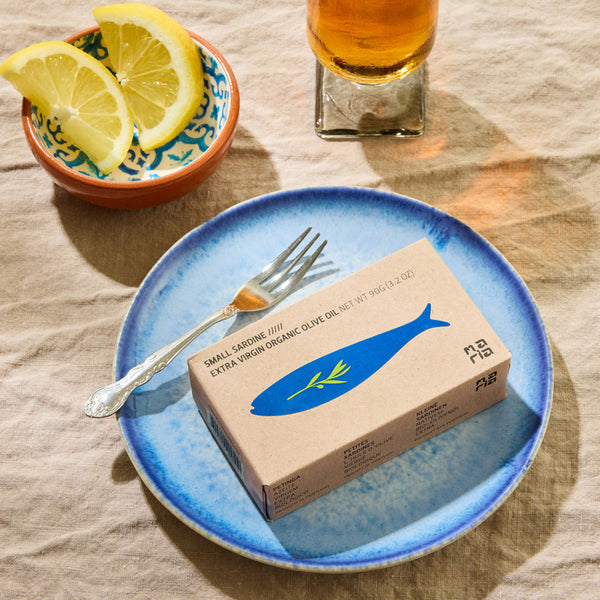 Maria Organic Small Sardines in Extra Virgin Organic Olive Oil