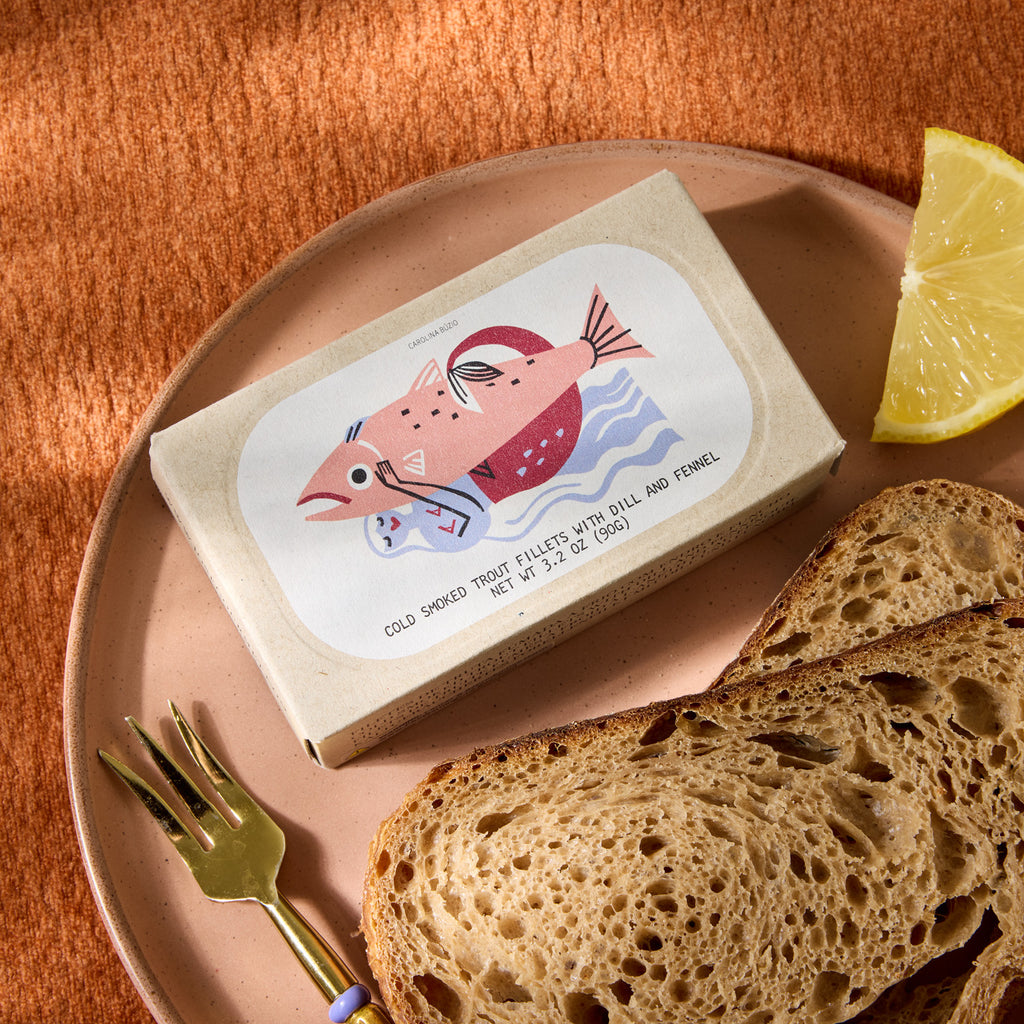 José Gourmet Cold-Smoked Trout Fillets in Dill and Fennel