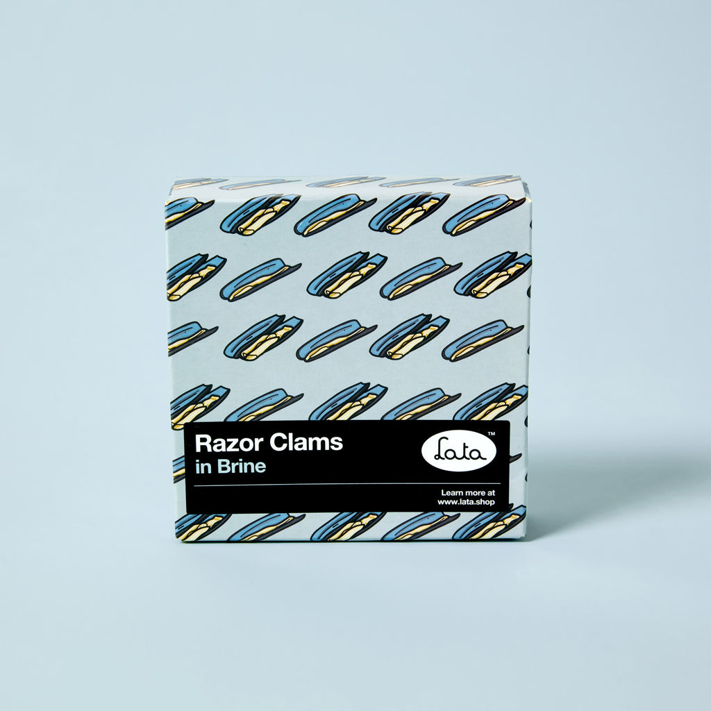 Lata Razor Clams in Brine
