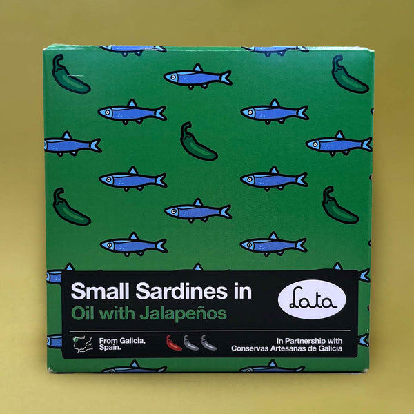 Lata Small Sardines in Olive Oil with Jalapeños