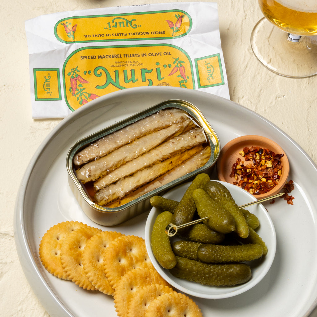 Nuri Spiced Mackerel Fillets in Olive Oil (Skinless and Boneless)