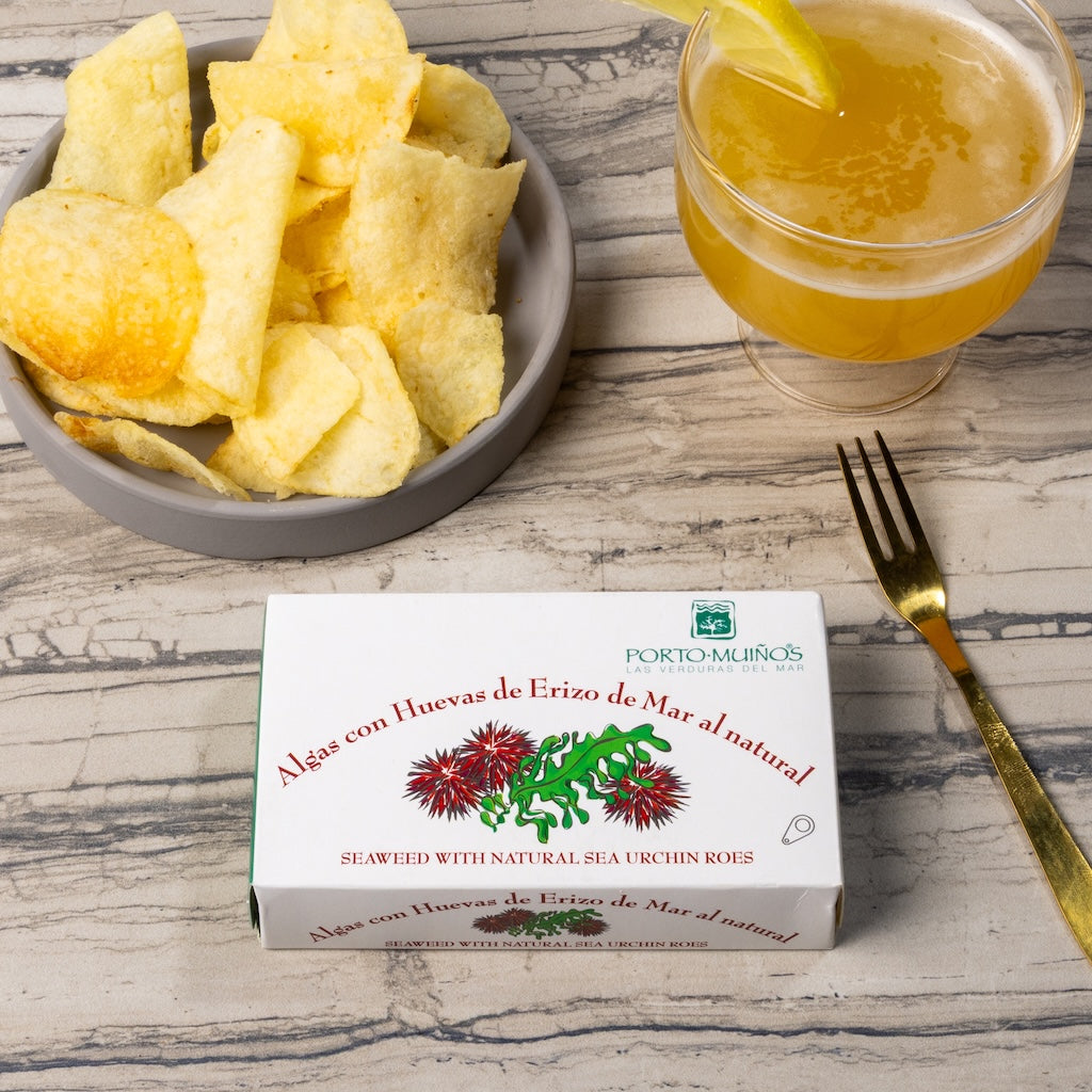 Porto-Muiños Sea Urchin Roe in Brine with Seaweed