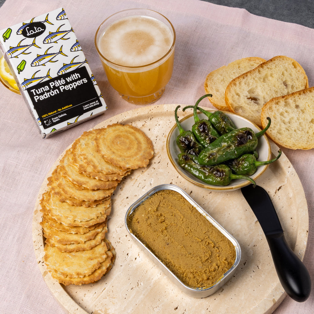Lata Tuna Pâté with Padrón Peppers