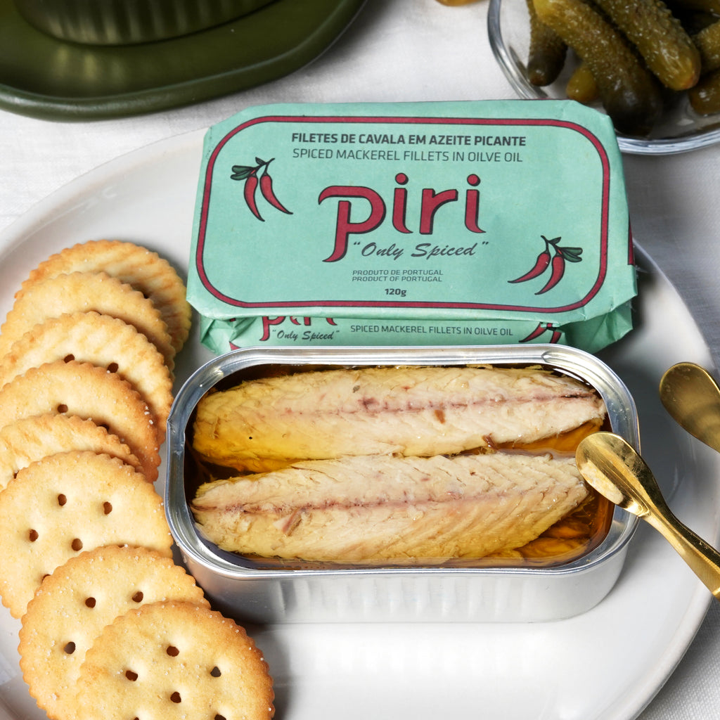 Piri Spiced Mackerel Fillets in Olive Oil