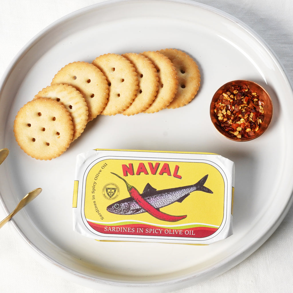 Naval Sardines in Spicy Olive Oil