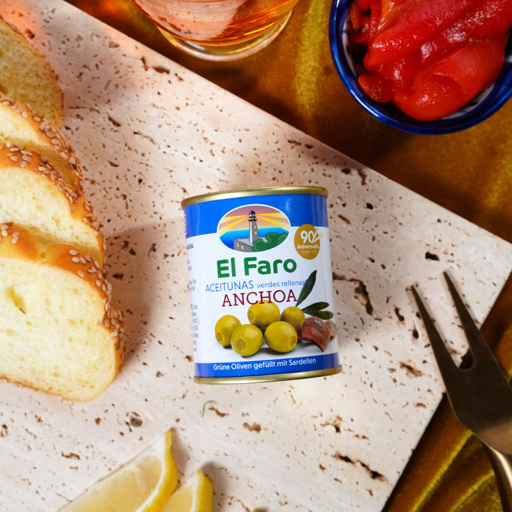 El Faro Manzanilla Olives Stuffed with Anchovy