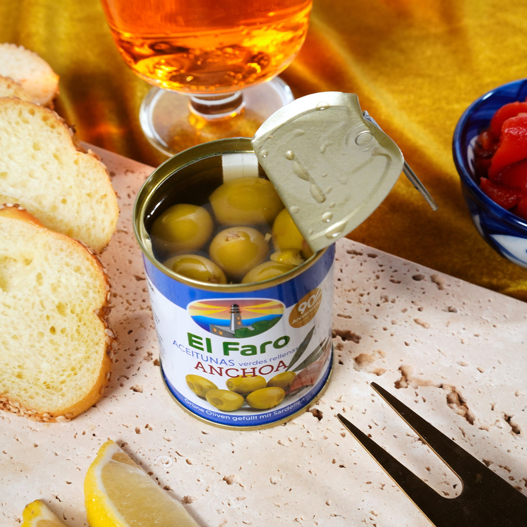 El Faro Manzanilla Olives Stuffed with Anchovy