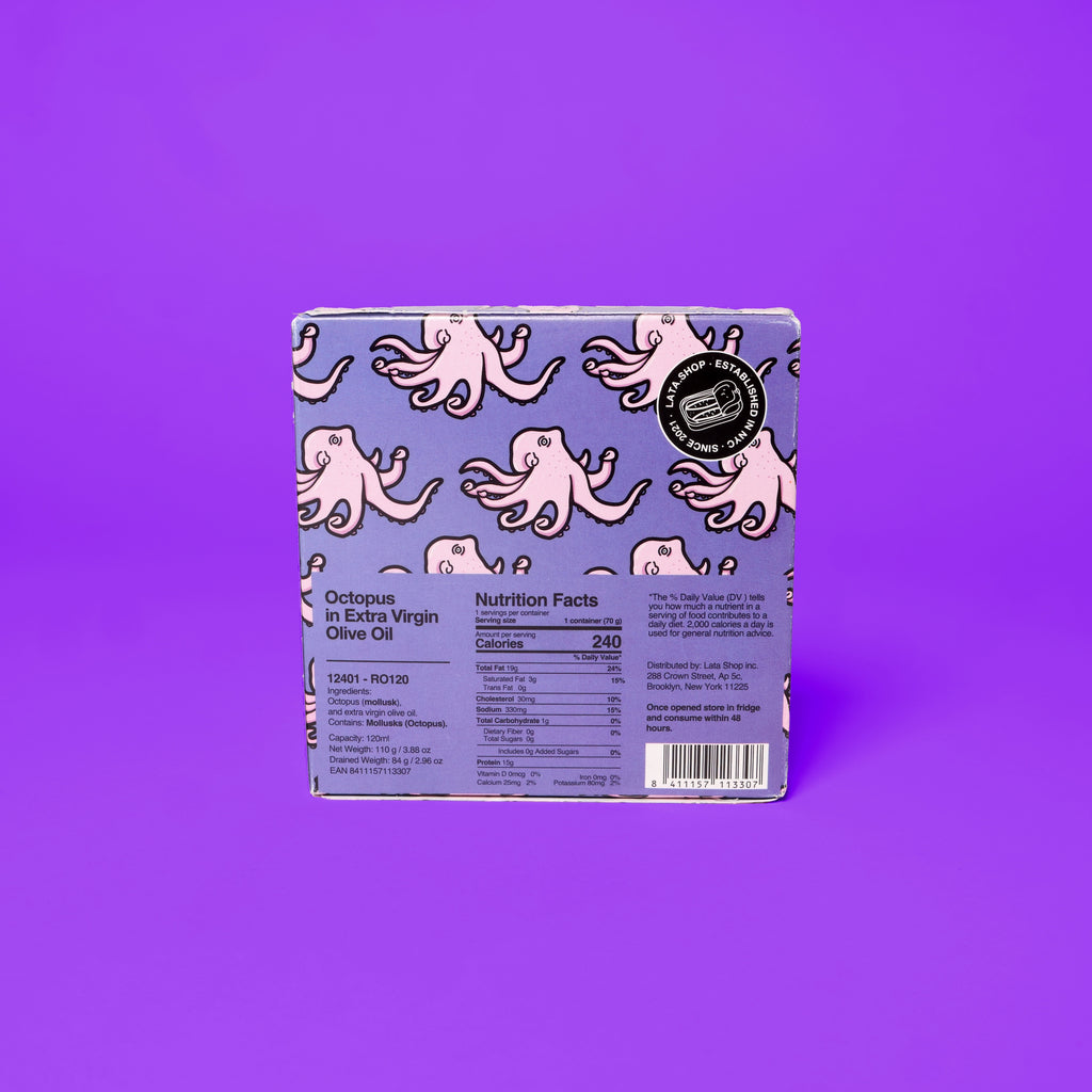 Lata Octopus in Extra Virgin Olive Oil