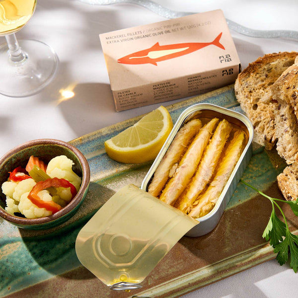 Maria Organic Spiced Mackerel Fillets in Organic EVOO