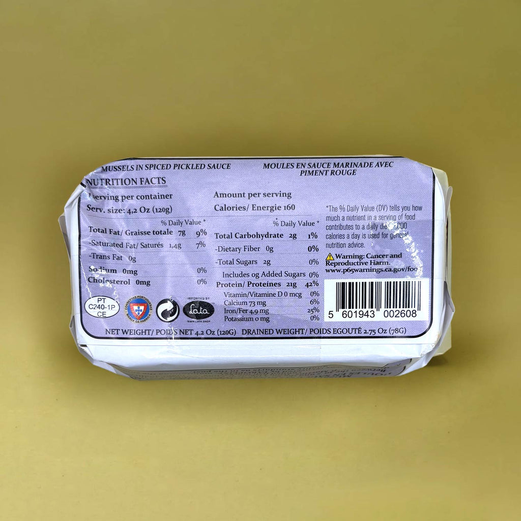 Açôr Spicy Mussels in Pickled Sauce