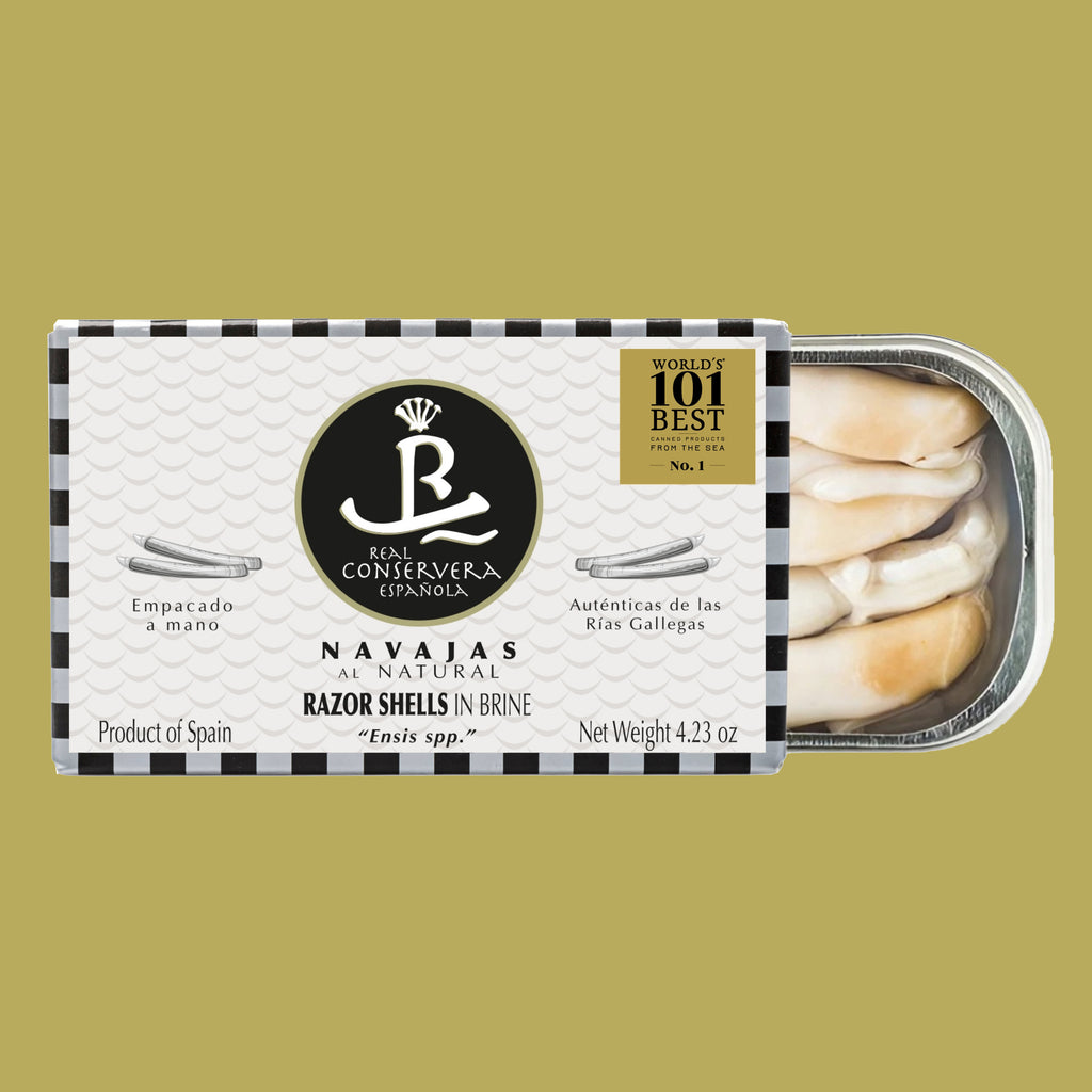 Real Conservera Española Razor Clams in Brine 7/10 pieces