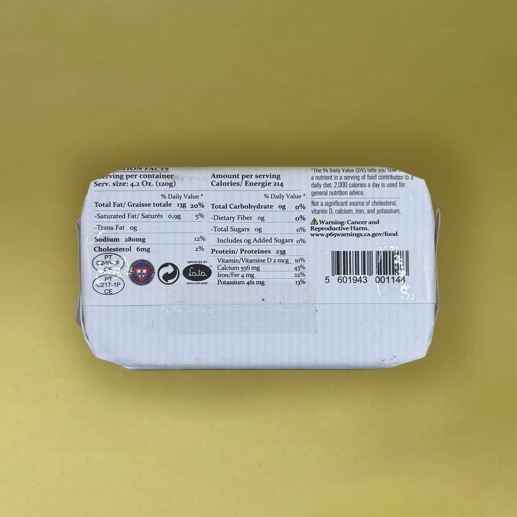 Nutritional Information for Naval Tuna Fillets with Dried Tomato