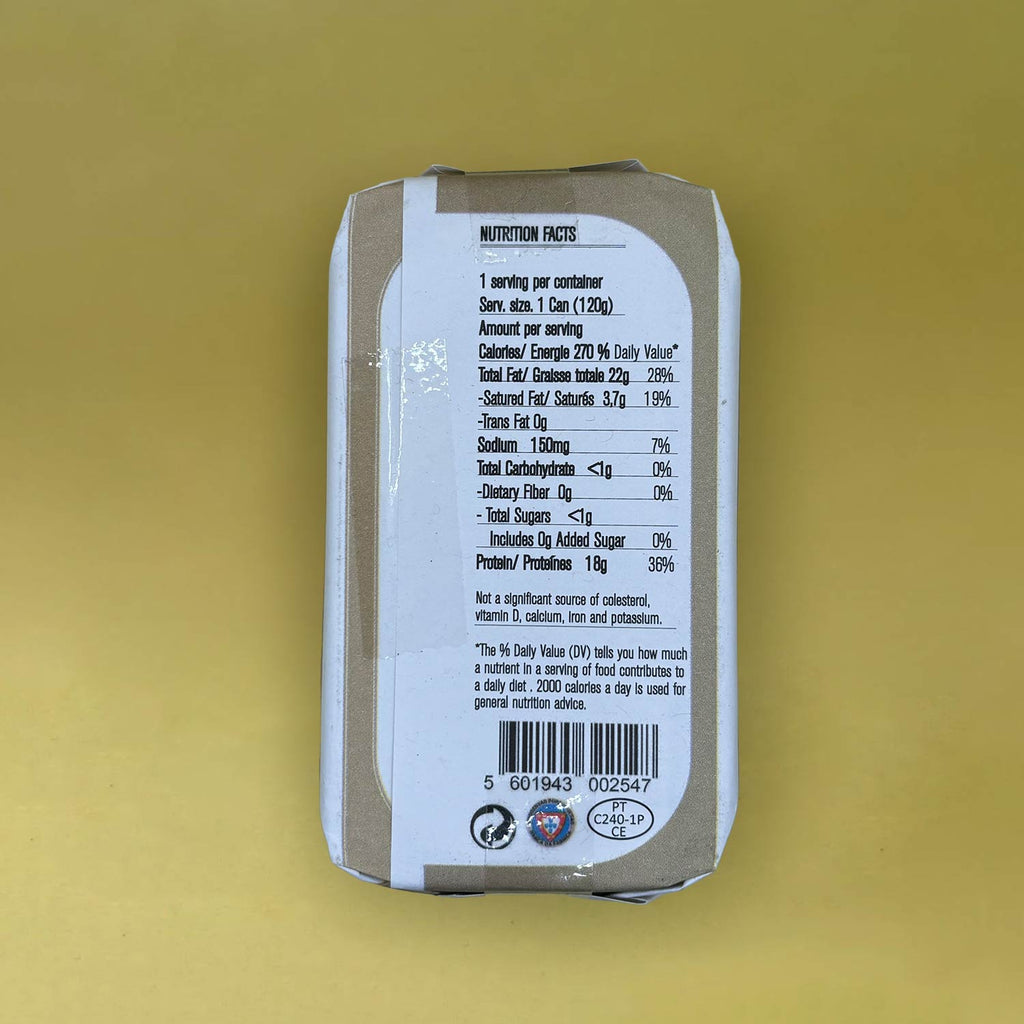 Nutritional Information for Nazarena Sea Bass Fillets in Olive Oil