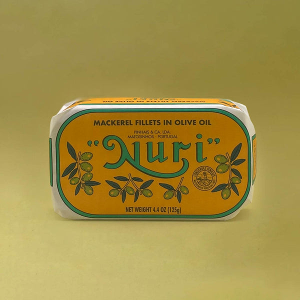 Nuri Mackerel Fillets in Olive Oil  (120gr)