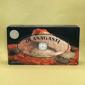 Olasagasti Tuna Fillets with Sun Dried Tomato Sauce (Siciliana) (120gr)
