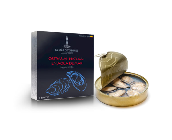 La Mar de Tazones Natural Oysters in Seawater
