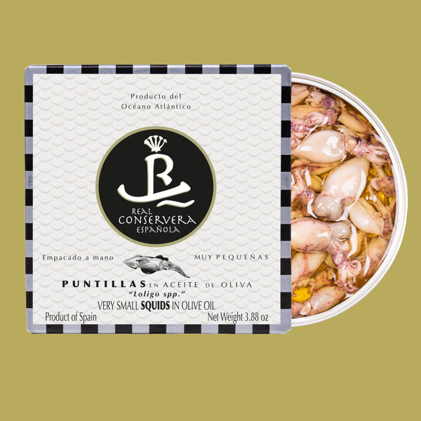 Real Conservera Española Very Small Squid in Olive Oil "Puntillas"