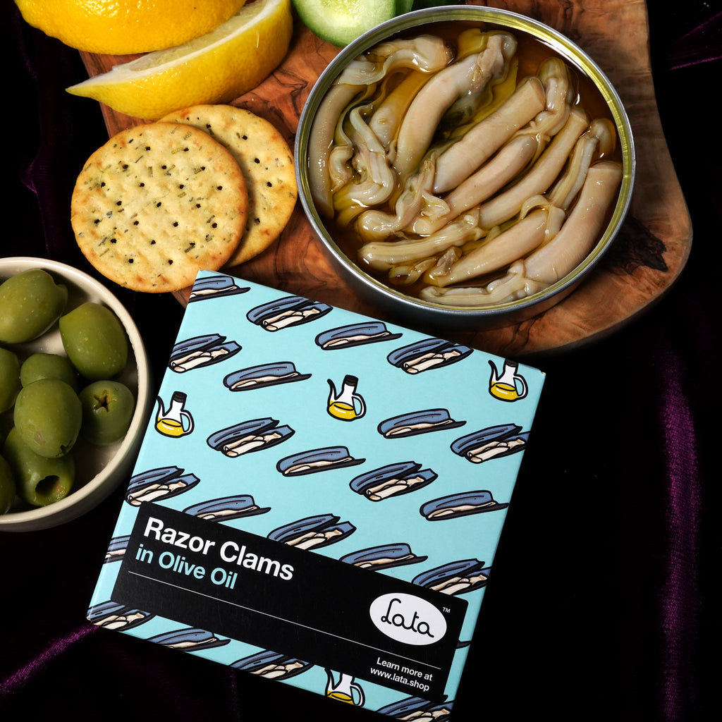 Lata Razor Clams in Olive Oil