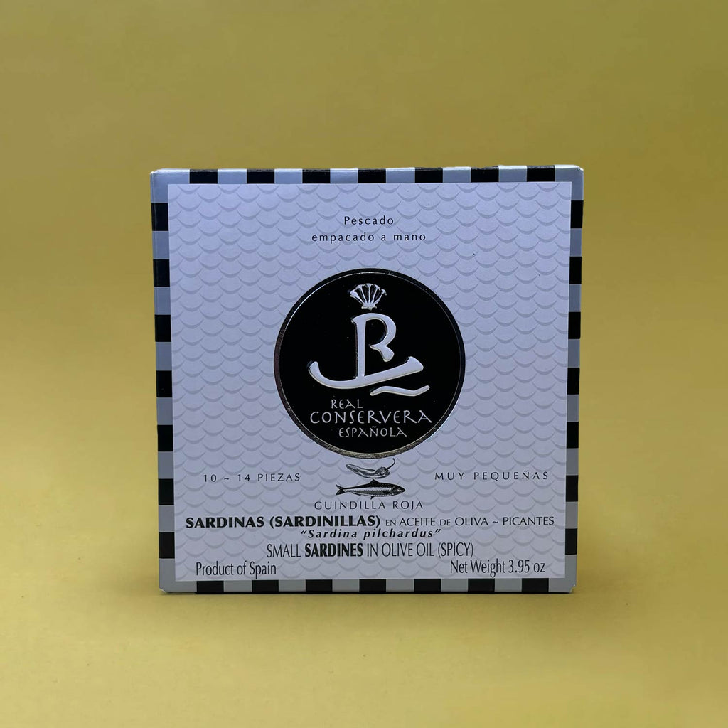 Real Conservera Española Smalls Sardines in Olive Oil (Spicy)