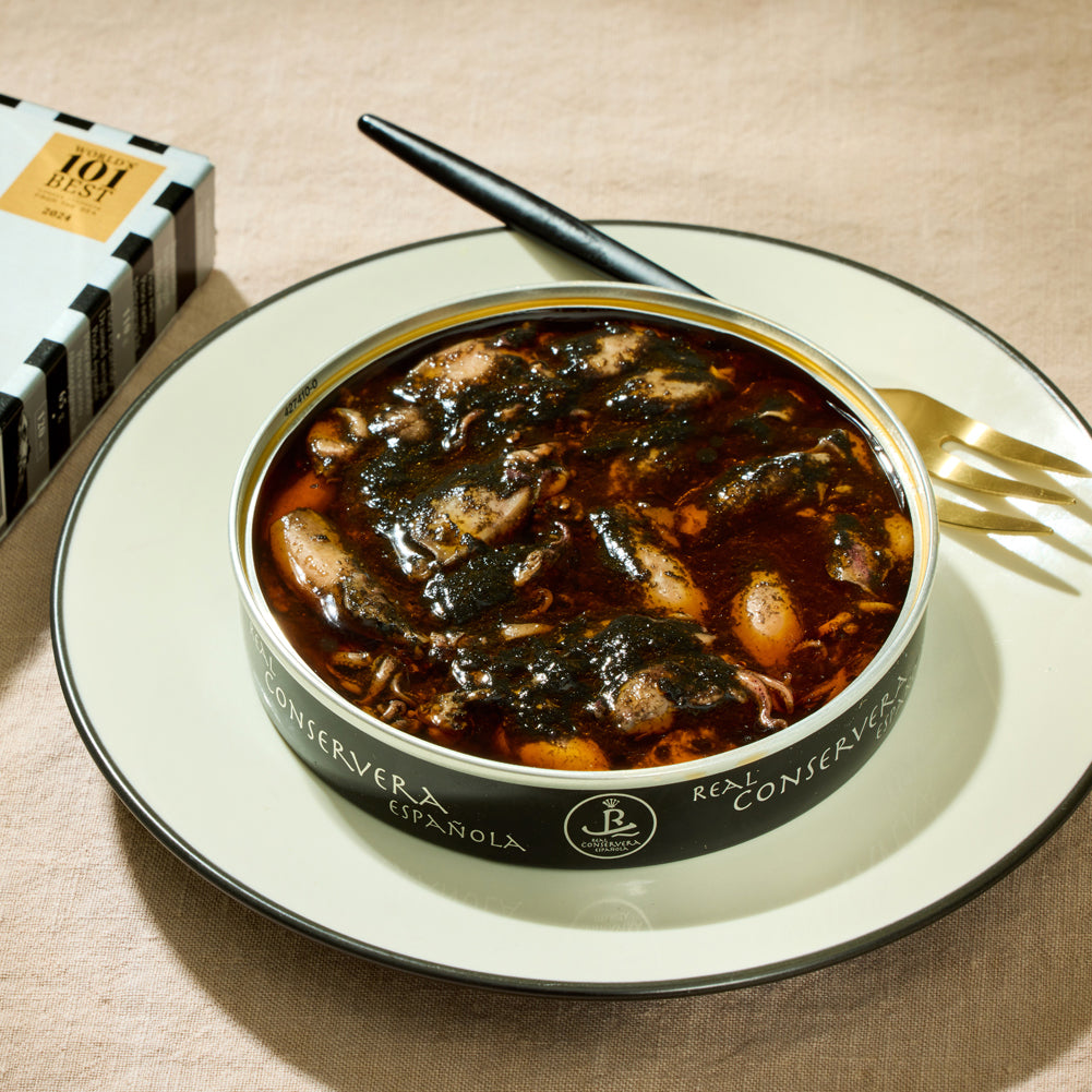 Real Conservera Española Very Small Squid in Ink "Puntillas"