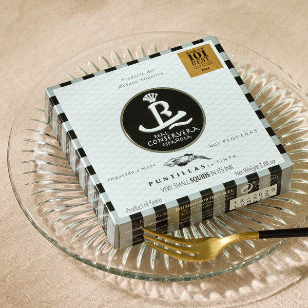 Real Conservera Española Very Small Squid in Ink "Puntillas"