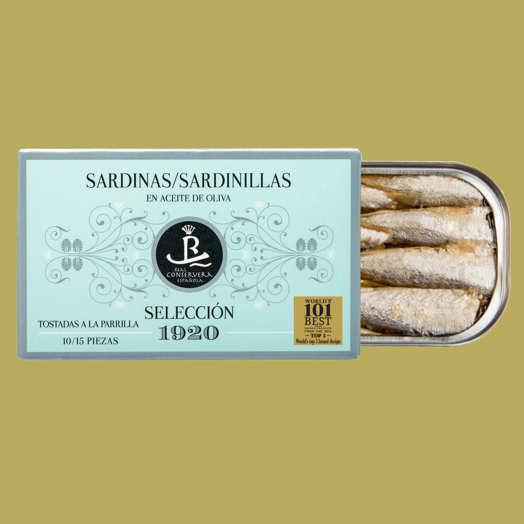 Real Conservera Española Small Sardines in Olive Oil - Selección 1920