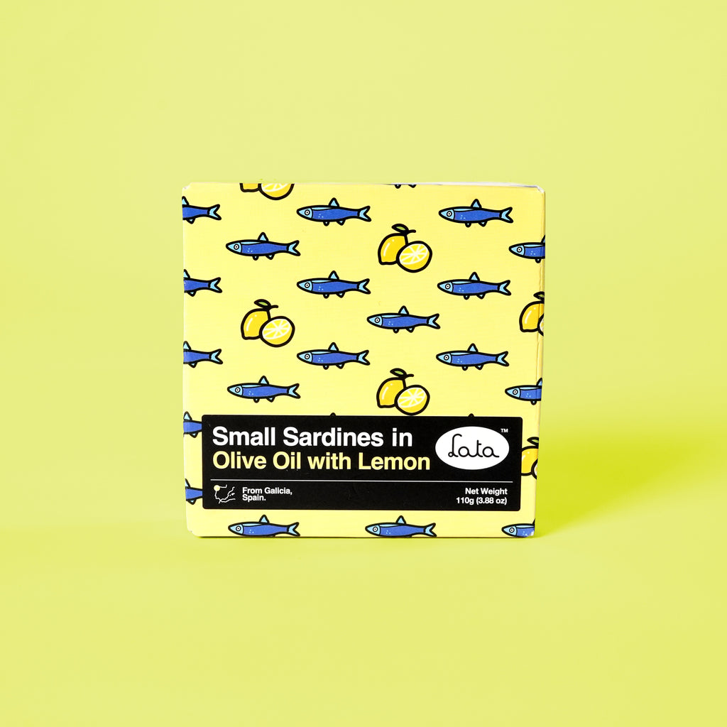Lata Small Sardines in Olive Oil with Lemon