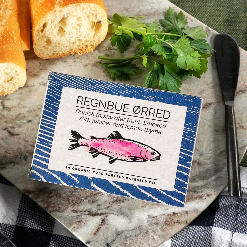 Fangst Ørred Freshwater Smoked Trout with Juniper and Lemon Thyme