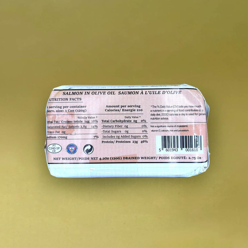 Nutritional Information for Açor Salmon in Olive Oil