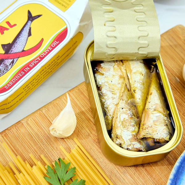 Naval Sardines in Spicy Olive Oil