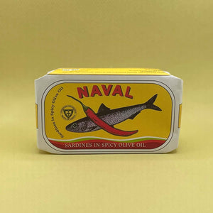 Naval Sardines in Spicy Olive Oil (120gr)