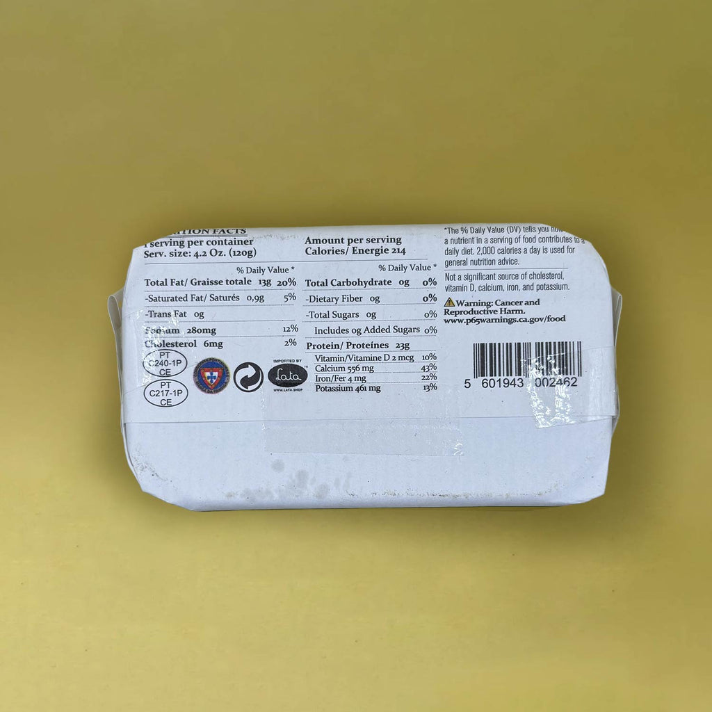 Nutritional Information for Naval Tuna Fillets with Lemon and Chilli Pepper