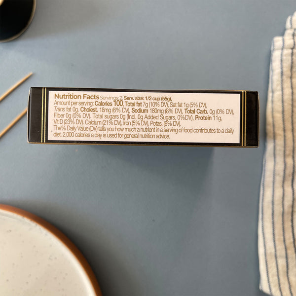 Nutritional Information for Ramón Peña Small Sardines in Olive Oil