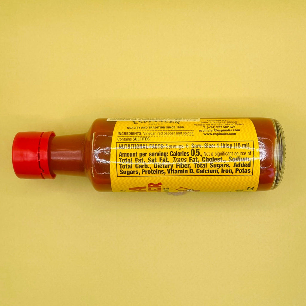 Nutritional Information for Espinaler Appetizer Sauce