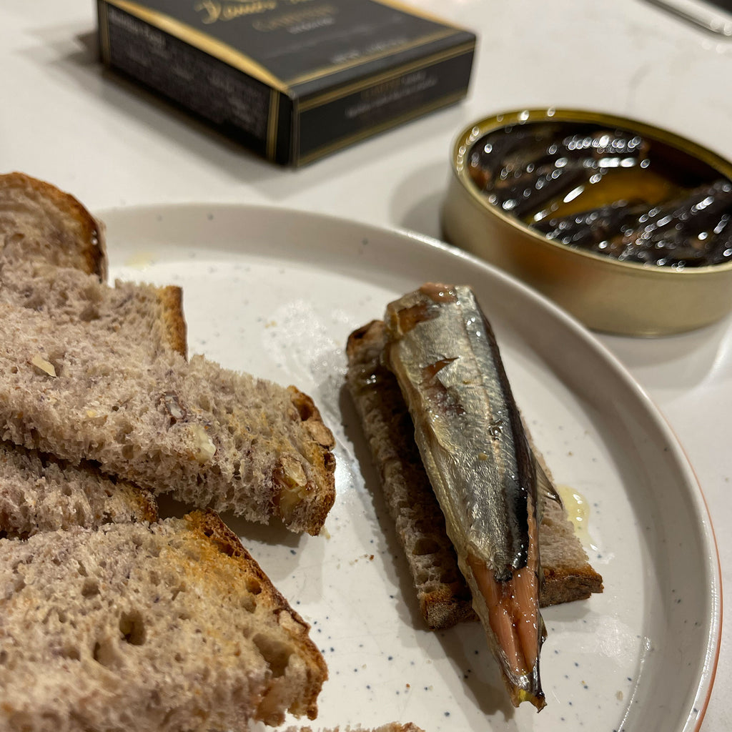  Ramón Peña Garfish in Olive Oil - beautifully served